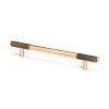 Polished Bronze Half Brompton Pull Handle - Medium