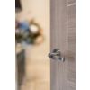 STATUS Nevada Lever Door Handle on Round Rose - Polished Chrome
