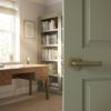 Complete Hex Door Handle Pack - Internal Doors - Antique Brass - 76mm / 4-inch Hinges - JE-C3A-AB