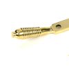 Polished Brass 8" Reeded Stay (Steel Window)