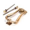 Polished Bronze Slimline Art Deco Door Knocker