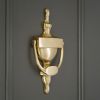 Victorian Door Knocker 200mm Polished Brass