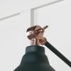 Smooth Copper Brindley Wall Light in Dingle