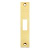 Zoo Hardware Square Forend, Strike and Escutcheon Pack t/s ZFB02 Fire Brigade Lock - PVD Satin Brass