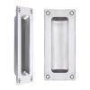 Zoo Hardware Flush Pull - 102 x 45mm 13mm Depth - Satin Chrome