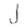 Polished Chrome Traditional Coat Hook