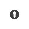 Zoo Hardware Euro Profile Escutcheon - Black