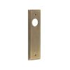 Burlington II Lever Plate Choices Latch Antique Brass - By Frelan Hardware - BUR450AB