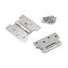 Satin SS (304) 4" x 2" x 4" Parliament Hinge (pair)