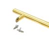 Aged Brass (316) 1.2m Offset T Bar Handle Secret Fix 32mm Ø