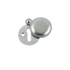 Zoo Hardware Std. Key Profile Victorian Covered Escutcheon 32mm dia. - Satin Chrome
