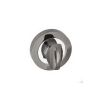 STATUS WC Turn and Release on Round Rose - Black Nickel/Polished Chrome