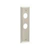 Burlington II Lever Plate Choices Din Bathroom Satin Nickel - By Frelan Hardware - BUR456SN