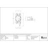 Polished Nickel Fitch Fastener