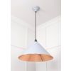 Hammered Copper Hockley Pendant in Birch