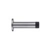 Zoo Hardware Door Stop - Cylinder c/w Rose 70mm - Satin Chrome