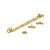 Polished Brass 10" Monkeytail Stay