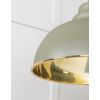 Smooth Brass Harborne Pendant in Tump