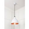 Hammered Copper Brindley Pendant in Flock