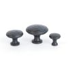 Beeswax Hammered Cabinet Knob - Large