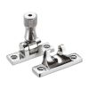 Zoo Hardware Brighton Pattern Sash Fastener - Locking Version - Polished Chrome