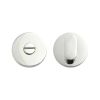 Zoo Hardware Peanut Turn and Release complete with escutcheons & 5mm Spindle - Grade 304 - Polished Stainless