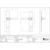 Matt Black Newbury Slimline Lever Espag. Lock Set