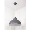 White Gloss Harborne Pendant in Bluff