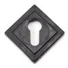 External Beeswax Round Euro Escutcheon (Square)