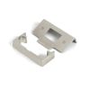 Polished Nickel ½" Rebate Kit for Tubular Mortice Latch