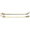Zoo Hardware Bulb End Casement Stay - Polished Brass