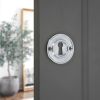 Slimline Standard Escutcheon Satin Chrome