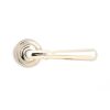 Polished Nickel Newbury Lever on Rose Set (Art Deco) - Unsprung