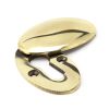 Aged Brass Oval Escutcheon & Cover