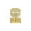 Polished Brass Brompton Cabinet Knob - 32mm (Square)