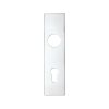 Zoo Hardware Spare Push on Euro Profile Backplate for Aluminium - 72mm - Satin