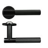 Zoo Hardware Orta Lever on 4mm Round Slim Sprung Rose - PVD Black