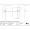 Matt Black Newbury Slimline Lever Espag. Latch Set