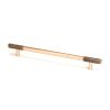 Polished Bronze Half Brompton Pull Handle - Large