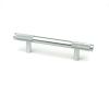 Satin Chrome Half Brompton Pull Handle - Small