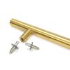 Aged Brass (316) 1.8m T Bar Handle Secret Fix 32mm Ø