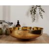Smooth Brass Round Sink