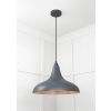 Smooth Copper Frankley Pendant in Slate