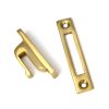 Polished Brass Locking Reeded Fastener