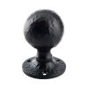 Zoo Hardware Ball Mortice Knob - 1.5" - Un-Sprung - Black