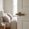 Complete Bari Door Handle Pack - Internal Doors - Antique Brass - 64mm / 4-inch Hinges - JE-D1A-AB