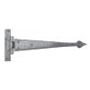 Pewter 12" Arrow Head T Hinge (pair)