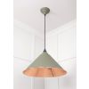Hammered Copper Hockley Pendant in Tump