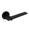 Valli Yabu Pushelberg Lever on Round Rosette - Matt Black PVD