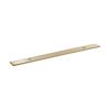 Millhouse Brass Long Wide Cabinet Handle Backplate 128mm - Satin Brass